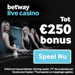 Betway.be Live Casino NL ?250